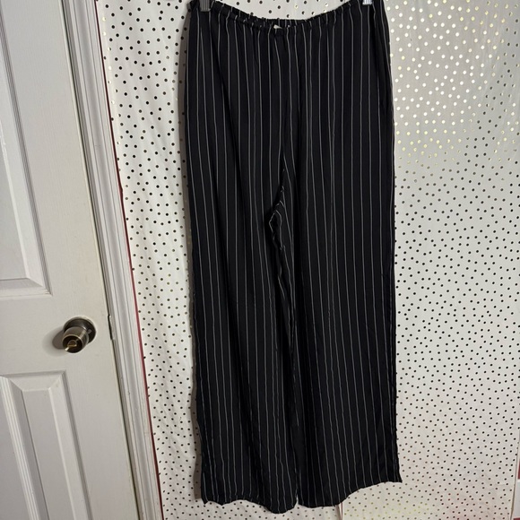 SHAINA MOTE PAJAMA PANT IN NAVY PINSTRIPE